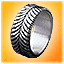 Wheel-styled Ring